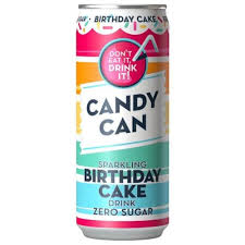 Candy Can Birthday Cake Drink Zero sugar 330ml