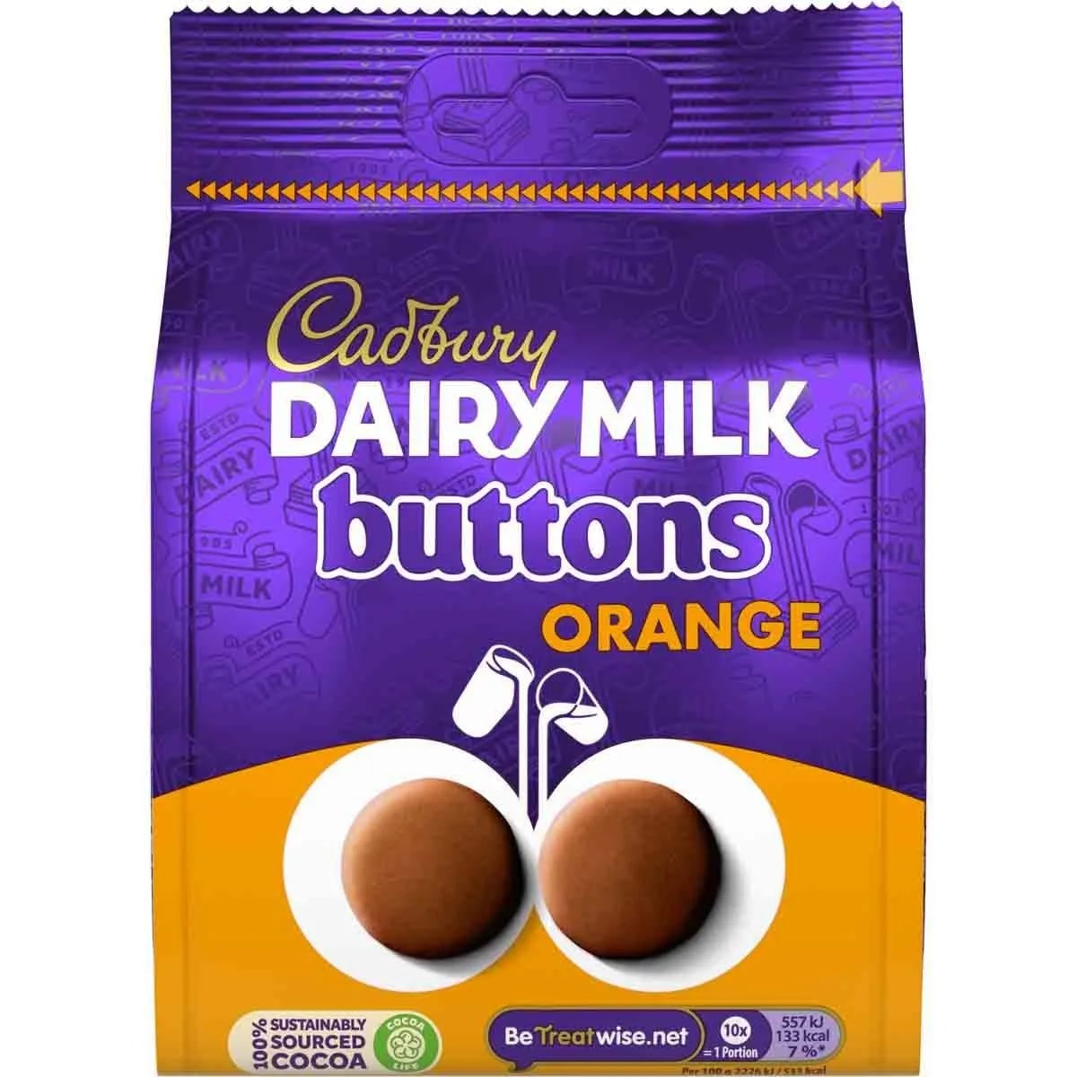 Cadbury Buttons Orange 110g