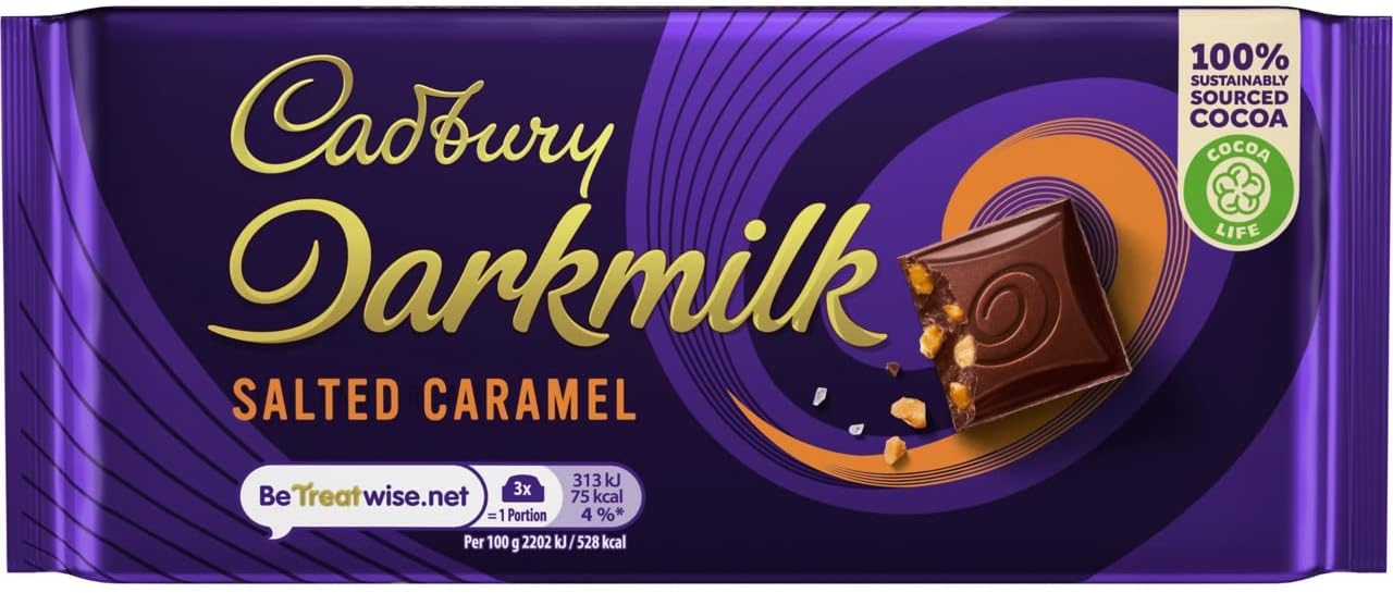 Cadbury's Darkmilk Salted Caramel 85G