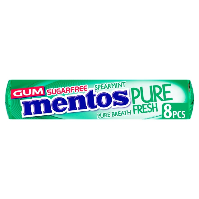 Mentos Pure Fresh Spearmint Gum 16g