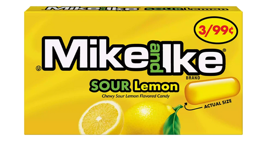 Mike and Ike Sour Lemon 22g