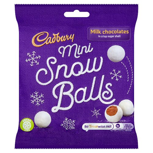 Cadbury Mini Snowballs 80g