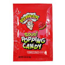 Warheads Sour Popping Candy Watermelon 9g