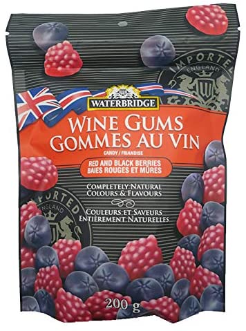 Waterbridge Wine Gums Red & Black Berries 200g