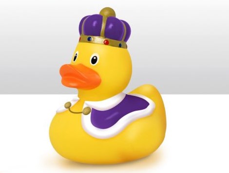 Rubber Duck Royal Crown 10.5 cm