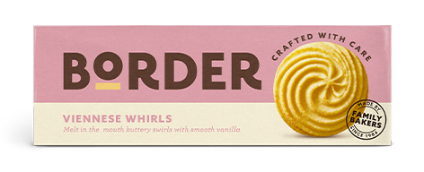 Border Biscuits Milk Chocolatey Viennese Whirls 150g